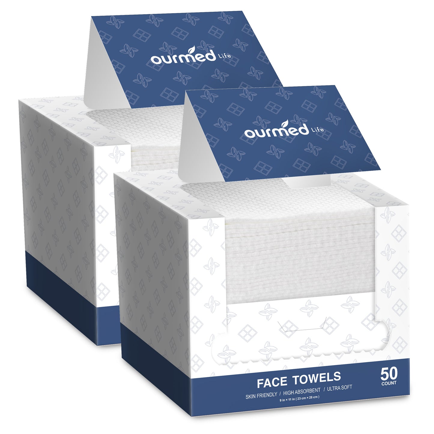 Ourmed Life Face Towels Compressed Box
