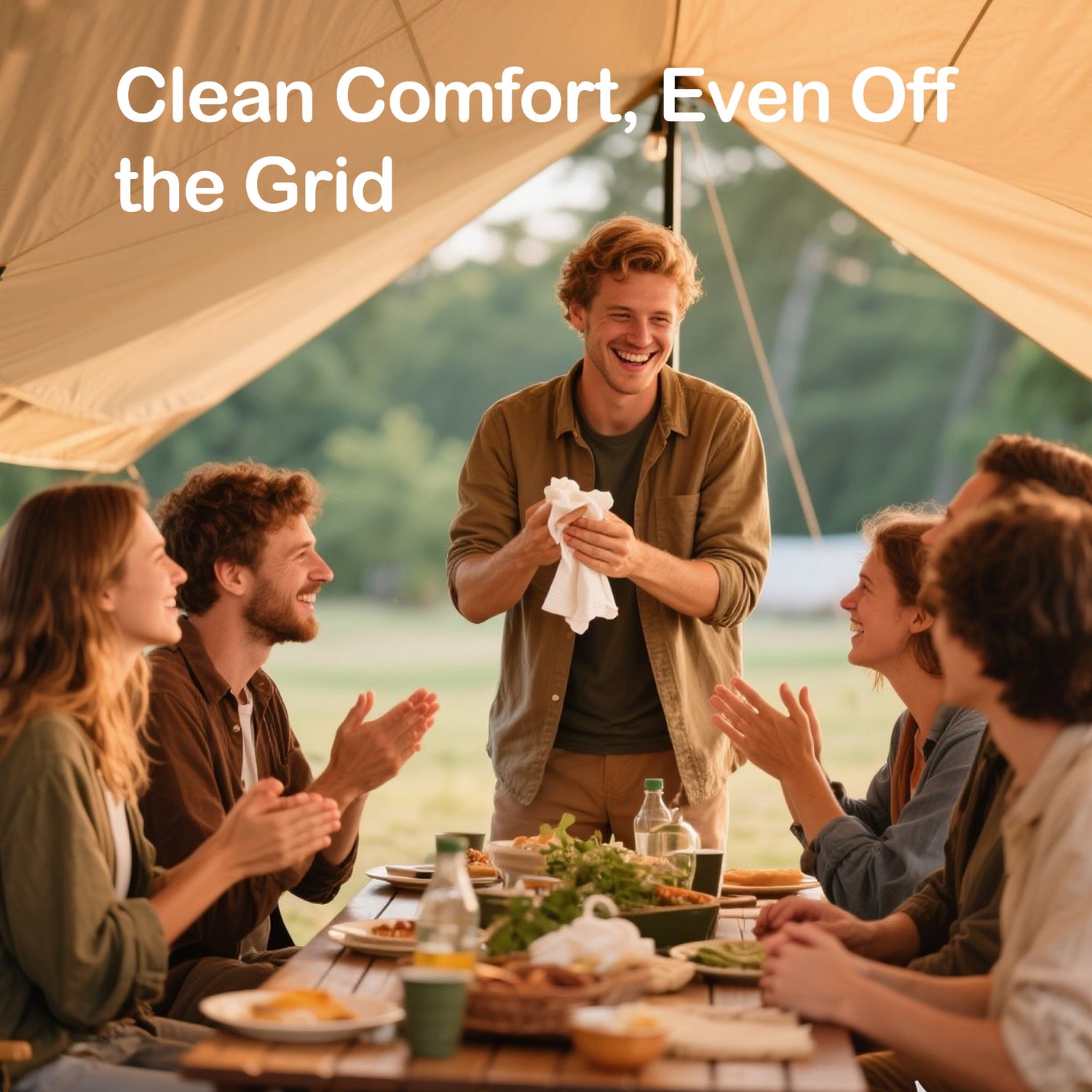 Ourmed Life Portable Disposable Compressed Face Towels for Travel,  56 Count (12" x 10"), Organic Naturalism Boxed