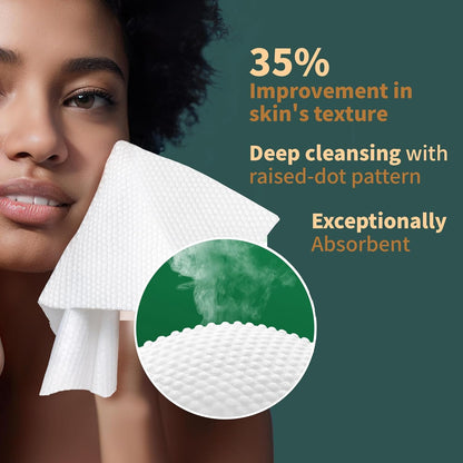 Ourmed Life Disposable Face Towels, 60 Count