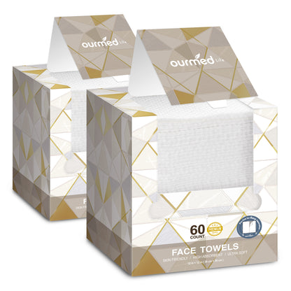 Ourmed Life Premium Pre-cut Face Towels